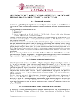 tecnico A Polo Riabilitativo - Istituto Ortopedico Gaetano Pini