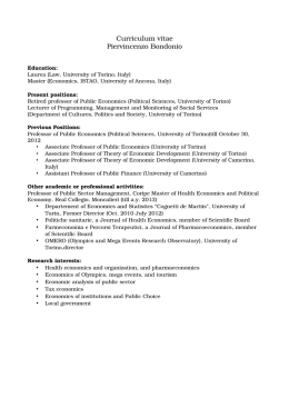 Curriculum vitae