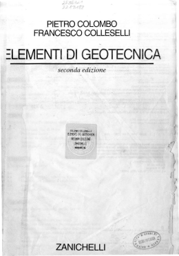 Elementi di geotecnica