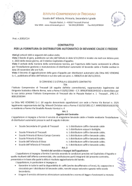 contratto distributori automatici