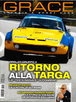 Opel 1900 GT Conrero, massima evoluzione