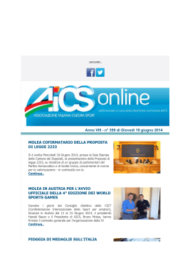 AICS ON LINE N° 359 del 19/06/2014