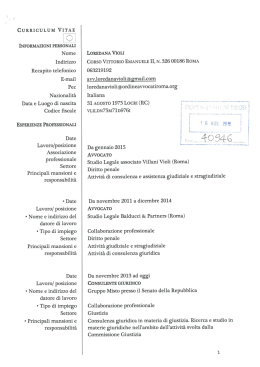 Recapito telefonico - Ordine Nazionale dei Biologi