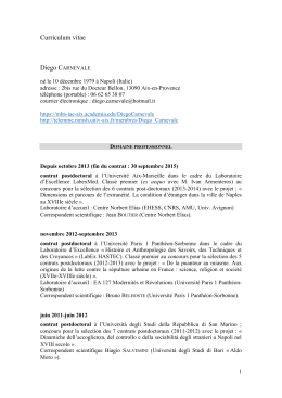 Diego Carnevale CV