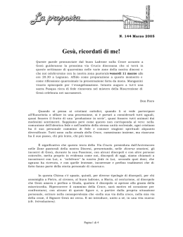 Marzo 2005 - Facciamo Centro