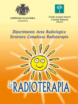 Radioterapia - Ospedali Galliera