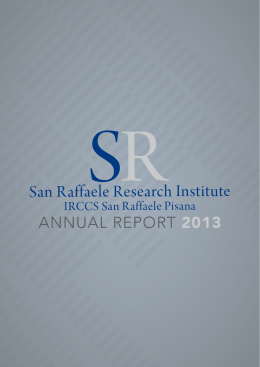 Effettua il del nostro Annual Report 2013