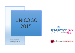 UNICO SC 2015 - Federcoop Nullo Baldini