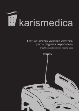 Letti ad altezza variabile elettrica per la degenza