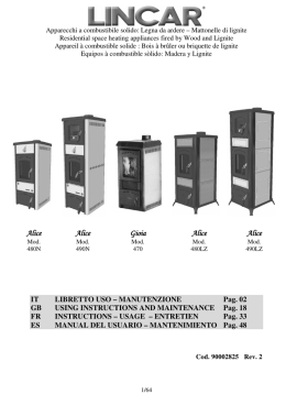 Scarica Libretto Tecnico