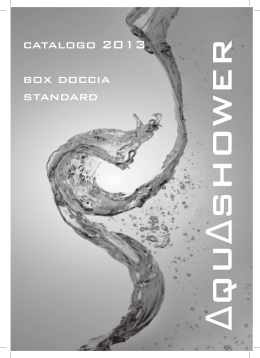 catalogo 2013 box doccia standard
