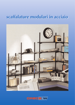 scaffalature modulari in acciaio