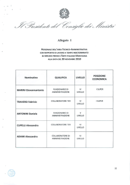 Allegato 1 - Dipartimento Funzione Pubblica