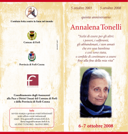 Annalena Tonelli - Provincia di Forlì