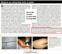 Mettersi un microchip sotto la pelle