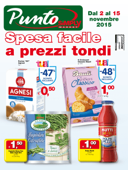 Dal 2 al 15 novembre 2015
