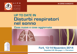 Disturbi respiratori nel sonno UP TO DATE IN Forlì, 13