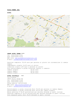 RIOLO TERME (RA) HOTEL GRAND HOTEL