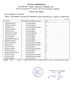 Scuola Secondaria di Perticato - Istituto Comprensivo Don Milani