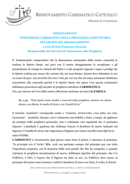 scarica ora - Rinnovamento Carismatico Cattolico Alleanza di