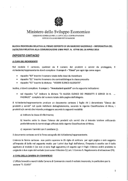 Scarica l`allegato - Ordine dei Consulenti in propriet&agrave; industriale