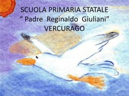 SCUOLA PRIMARIA STATALE &ldquo; Padre Reginaldo Giuliani