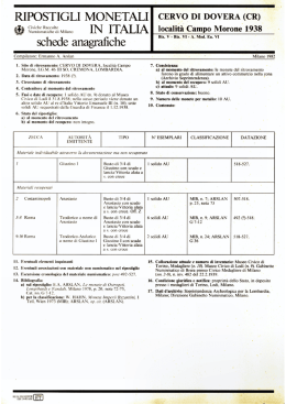 ripostigli monetali cervo di dovera (cr)
