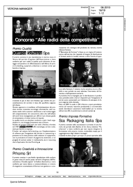 Leggi l`articolo - Quercia Software