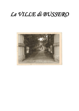 villa radaelli - Comune di Bussero