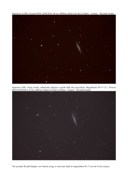 Supernova in M81, Newton 40/f4, 26/04/2014, 40 sec, 6400iso
