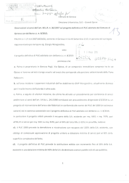 013 Palma srl osc - Comune di Genova.