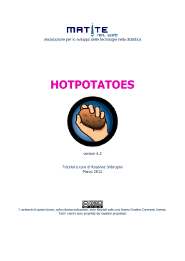 Manuale Hotpotatoes