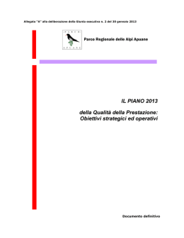 Documento definitivo - Parco Regionale delle Alpi Apuane