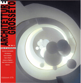 N&deg; 16/12 - Riccardo Bernardini Architetto