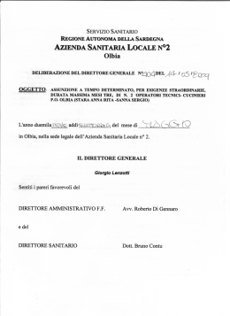Delibera del 14 maggio 2009, n. 0404