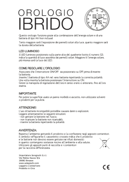 orologio ibrido foglio istruzioni