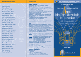 scarica il programma in pdf - Symposium organizzazione congressi