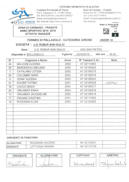 Via S. Francesco 15 - 21100 Varese