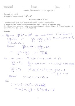 Page 1 COGNOME NOME Mat-r. Analisi Matematica 2. 22 ingu