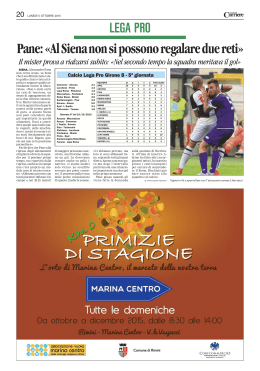 Corriere Romagna - Amici del Rimini Calcio