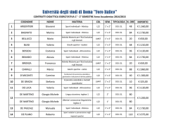 Universit&agrave; degli studi di Roma "Foro Italico"