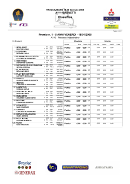 Leon d`Oro 18-20 gennaio 08