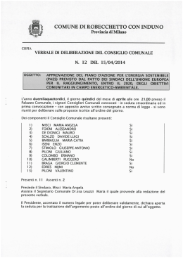 COMUNE DI ROBECCHETTO CON INDUNO