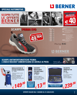 Volantino Speciale Automotive