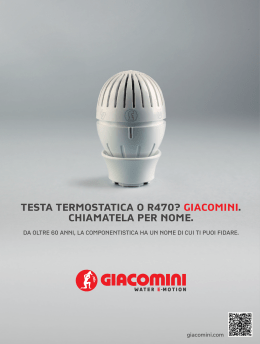 testa termostatica o r470? giacomini. chiamatela per nome.