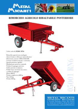 M05001 RIMORCHIO AGRICOLO