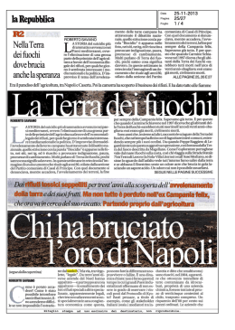 L`articolo di Roberto Saviano su la Repubblica