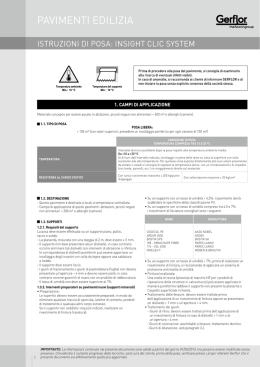 Tecniche di posa - Creation 55 Clic System