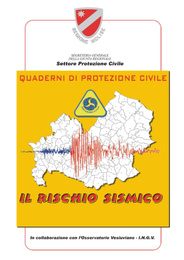 il Rischio Sismico - Osservatorio Vesuviano