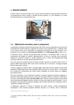 05 Rischio Sismico - Centro Funzionale Regione Umbria